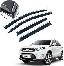 Air Press Injection Type Original Design With Chrome Border Clip Fitting Suzuki Vitara 2021 Bulk Pack 04 Pcs/Pack Black (China)