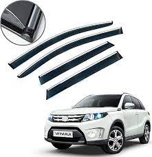 Air Press  Injection Type Original Design With Chrome Border Clip Fitting Suzuki Vitara 2021 Bulk Pack 04 Pcs/Pack Black (China)