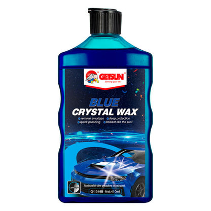 Car Body Polish Getsun Cream Based Plastic Can Pack 250Ml Crystal Wax Blue Color G-1320B (China)