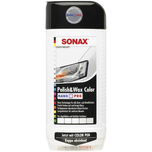 Car Body Polish Sonax Cream Based Plastic Can Pack 500Ml White Color 02960000-544 (Japan)