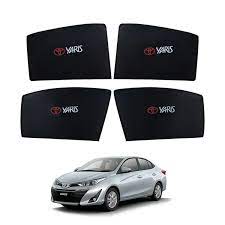 Car Curtain  Side Fix Folding Toyota Yaris 2020    Black (China)