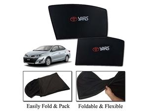 Car Curtain Side Fix Folding Toyota Yaris 2020 Black (China)