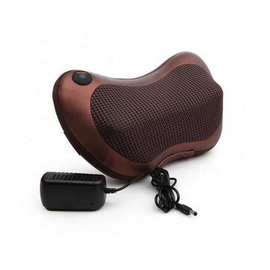 Car Back Rest Cushion Pvc/Fabric/Massager Type   Small Size Brown 01 Pc/Pack Colour Box Pack 8028 (China)