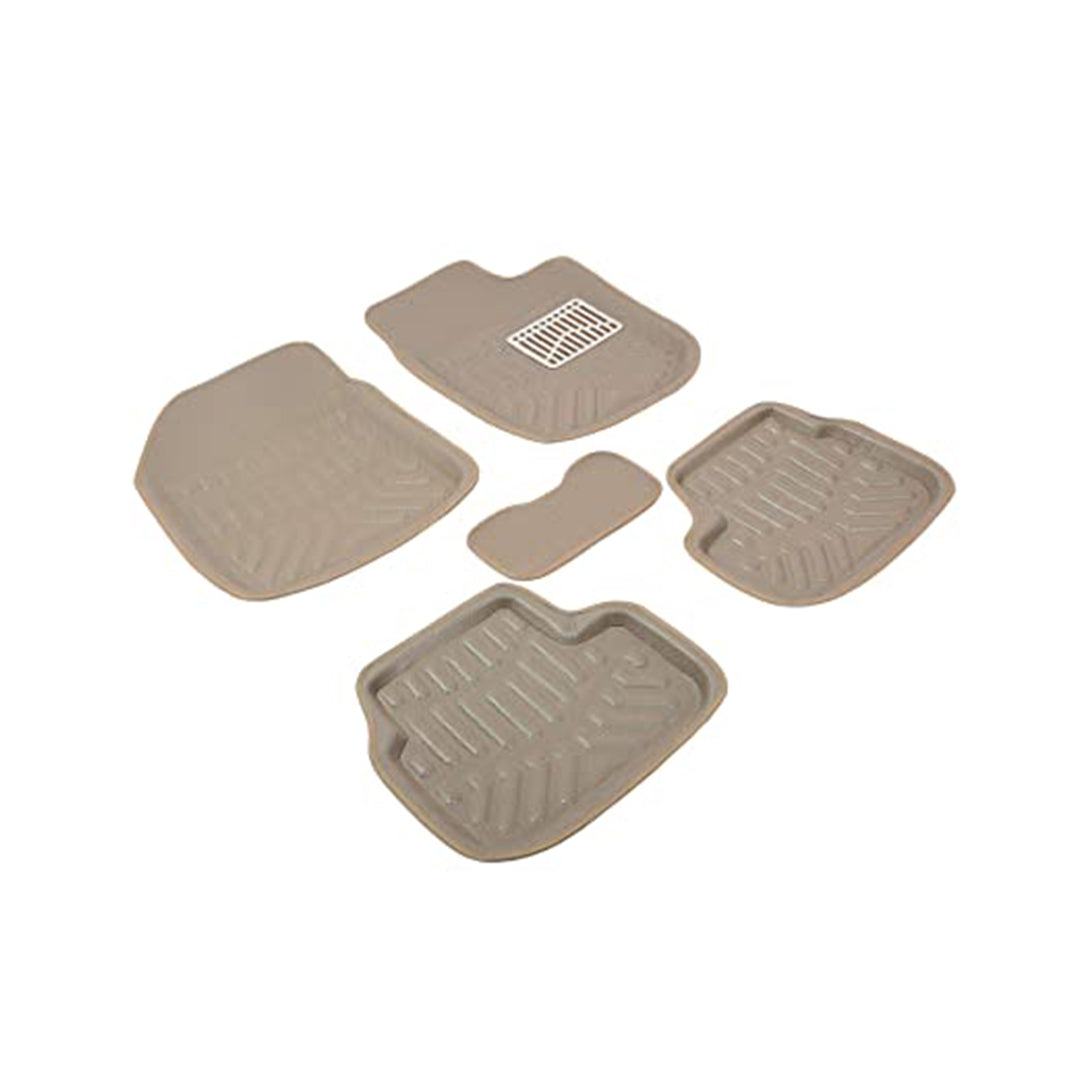 Car Floor Mat 3D Honda City 2006 05 Pcs/Set Beige (China)