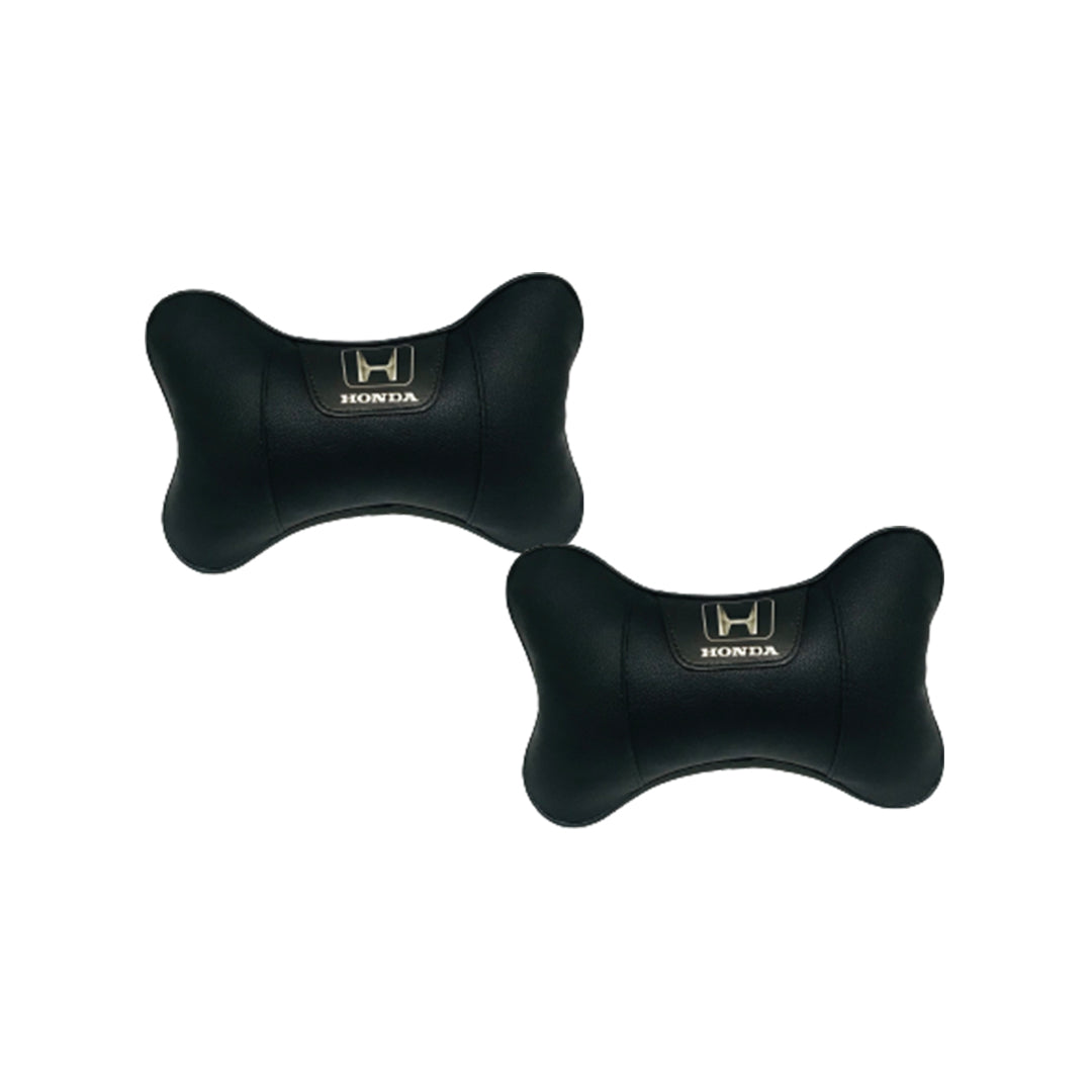 Car Neck Rest Cushions Pvc Material  Honda Logo 02 Pcs/Set Black Poly Bag Pack  Fy-4813 (China)