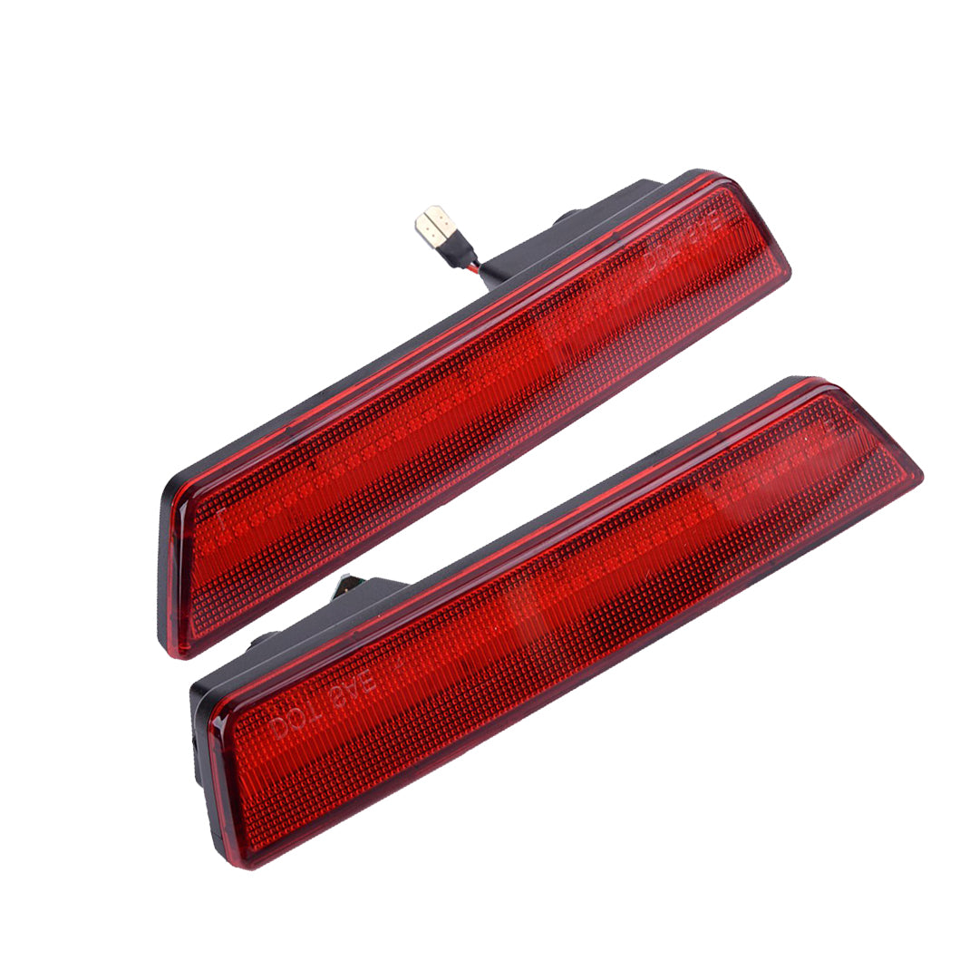 Car Rear Bumper Lamps Honda City 2018 Oem Fitting Dodge Charger Design Red Led 02 Pcs/Set Box Pack Bl-024 (Pakistan)