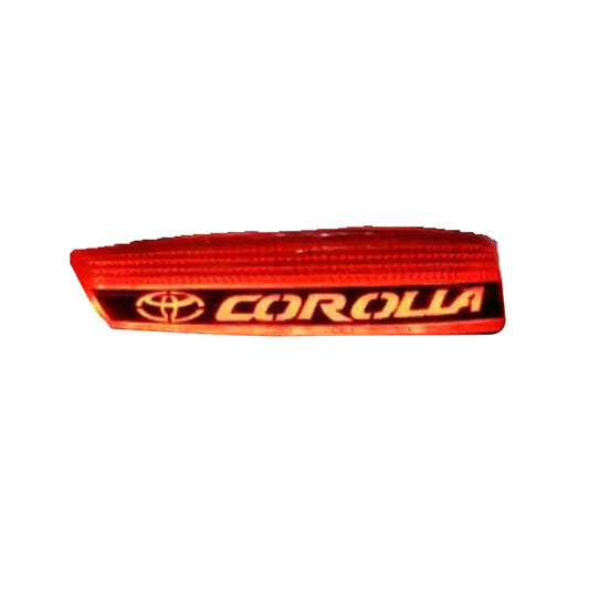 Car Rear Bumper Lamps Toyota Corolla 2018 Oem Fitting Corolla/Toyota Logo Design Red Led 02 Pcs/Set Box Pack Bl-008 (Pakistan)