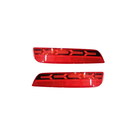 Car Rear Bumper Lamps Toyota Corolla 2018 Oem Fitting Audi-A Design Red Led 02 Pcs/Set Box Pack (Pakistan)