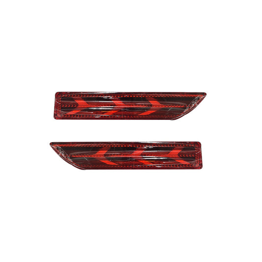 Car Rear Bumper Lamps Honda City 2018 Oem Fitting Lamborghini-A Design Red Led 02 Pcs/Set Box Pack Bl-011 (Pakistan)