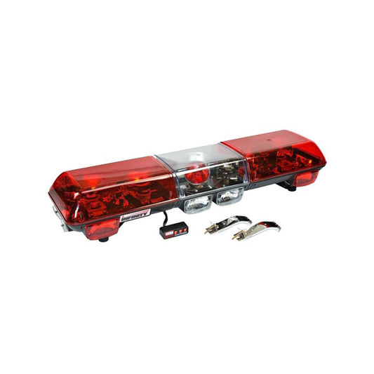 Emergency Light Bar Halogen Type Round/2000L Design Large 48" Red/Red Lens Without Siren 12V 1224 | Fy-Bl-2000 | Bar Light (China)