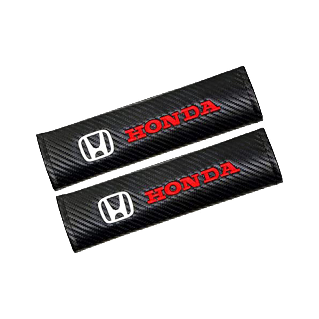 Seat Belt Covers (China) Honda Logo Poly Bag Pack Pvc Material Carbon Fy-4806 02 Pcs/Set