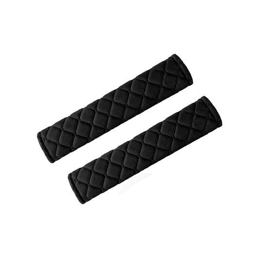 Seat Belt Covers (China) Black Without Logo 02 Pcs/Set Poly Bag Pack  7D Style Fy-4807 Pvc Material