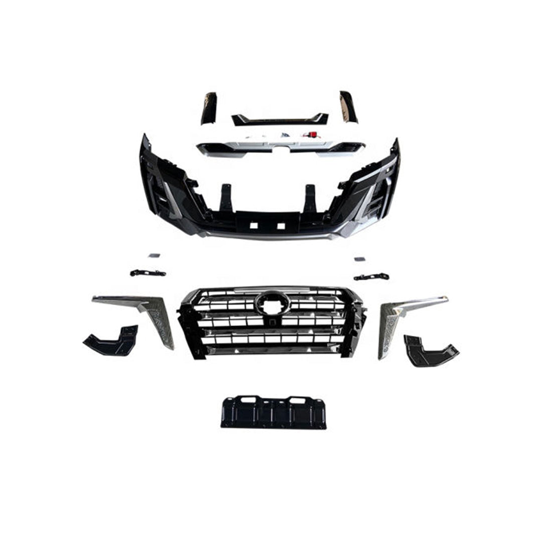 Face Up Lift Limgene Design Toyota Landcruiser Fj-200 2016 Plastic Material Front + Back Sides Solid Black Colour 06 Pcs/Set (China)