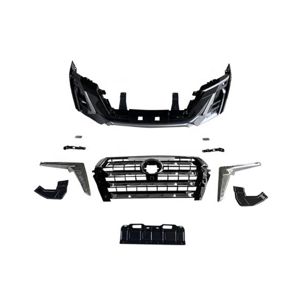 Face Up Lift Limgene Design Toyota Landcruiser Fj-200 2016 Plastic Material Only Front Side Solid Black Colour 06 Pcs/Set (China)