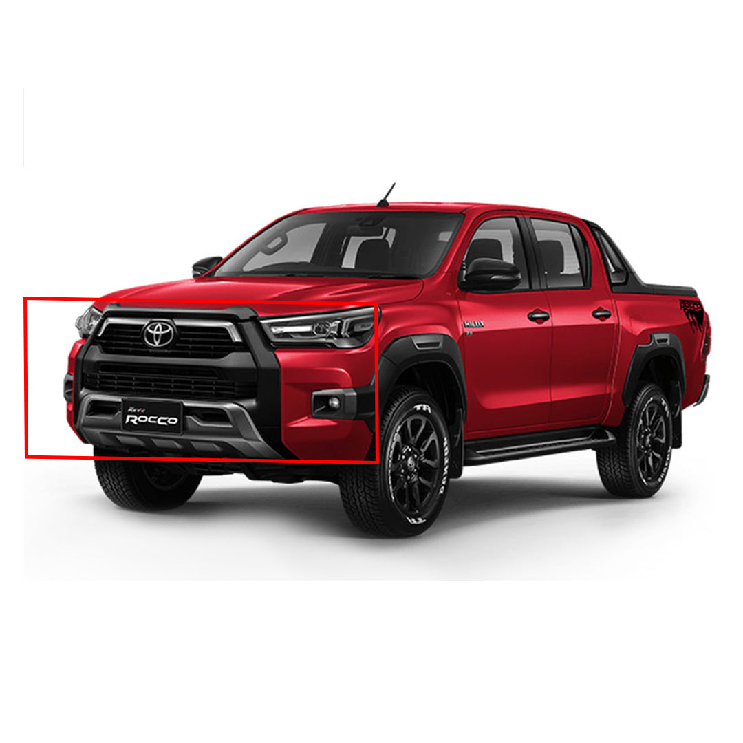 Face Up Lift To Rocco 2021 Oem Design 1234 Toyota Revo 2016-2020 Plastic Material Front + Side + Back Sides   Not Painted 08 Pcs/Set (China)