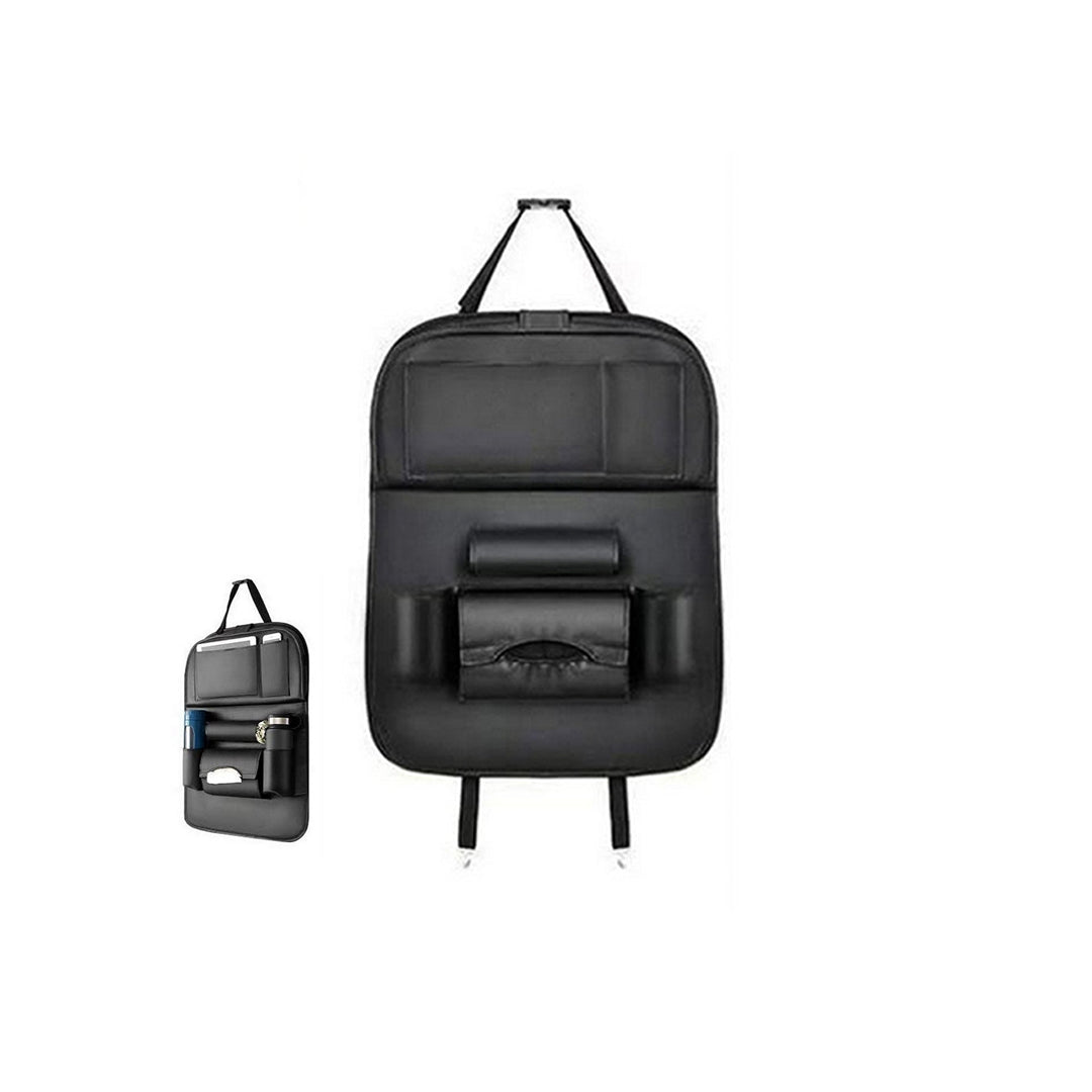 Car Seat Organizer (China) Back Side/Utility Carpet Type Material Black Fy-2185 Neck Rest/Universal Fitting
