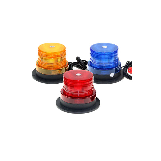 Emergency/Police Lights Stand Type Design Smd Type Led/Flashing Function Blue Lens  Magnet Base Fitting 12V Colour Box Pack Fy-2125 (China)