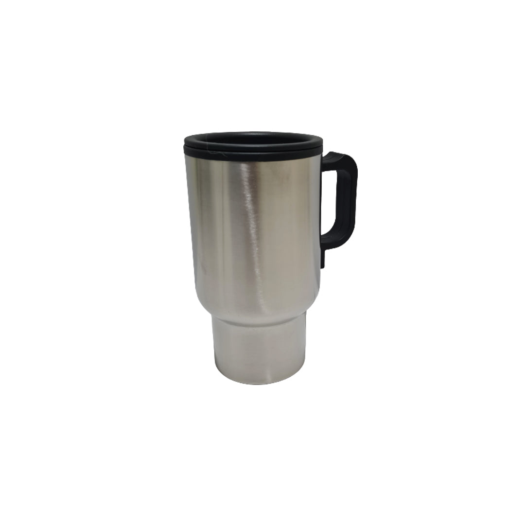 Car Heated Travel Tea/Coffee Mug Steel/Plastic Housing Standard Quality Ss Steel Colour Fy-2106 (China)