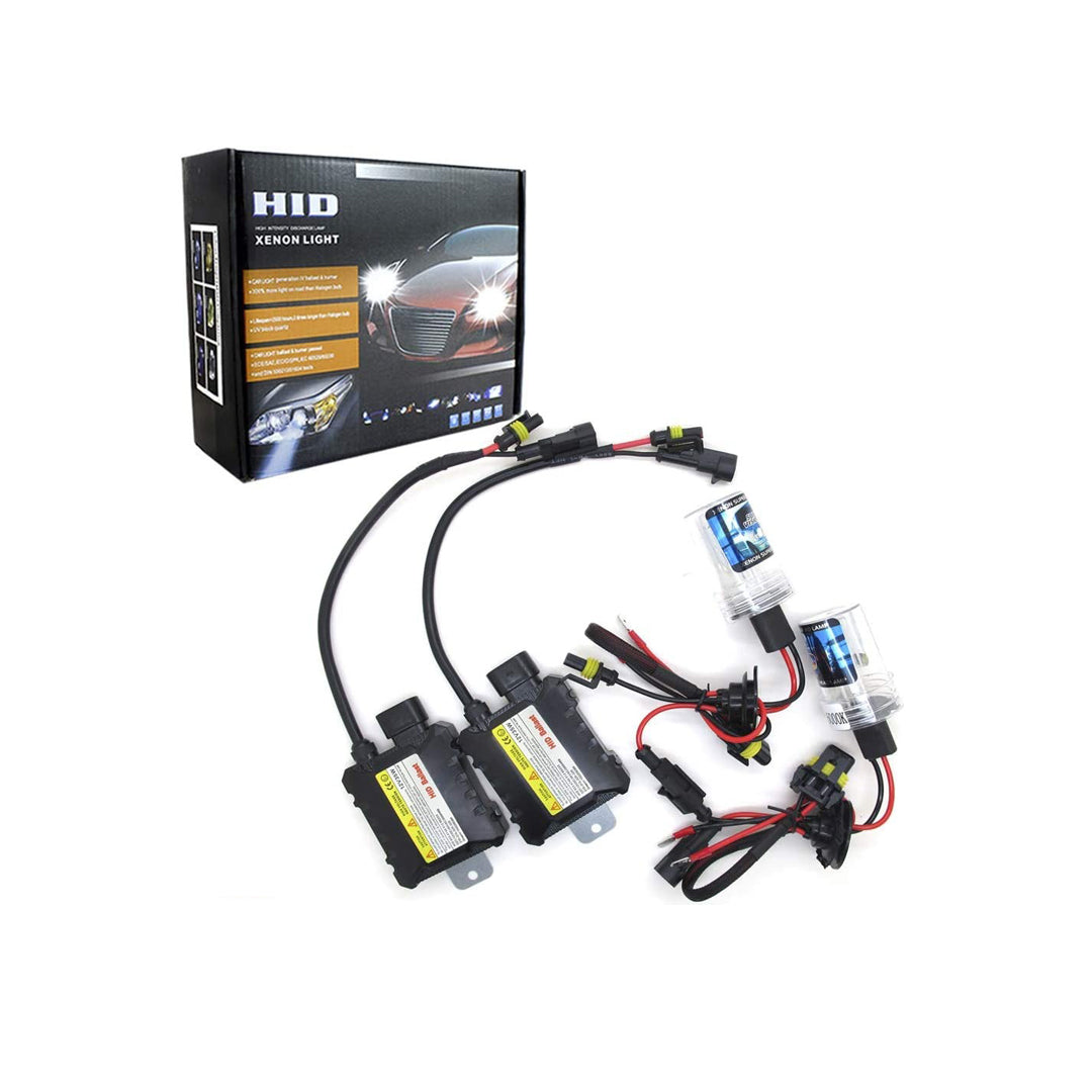 Hid Kit (China) Colour Box Pack 9005 6000K Ultra White Xenon Bulbs/Normal Base 200W Premium Quality Bfk-100 Slim Ballast