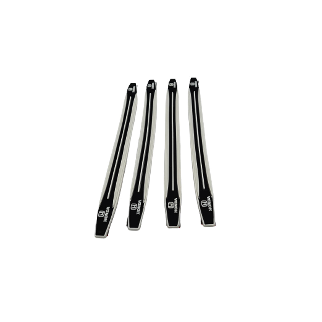 Car Bumper Anti-Scratch Guards Silicone Material Honda Logo Black/White Colour Universal Fitting 04 Pcs/Set Cly/Che Luyi (China)