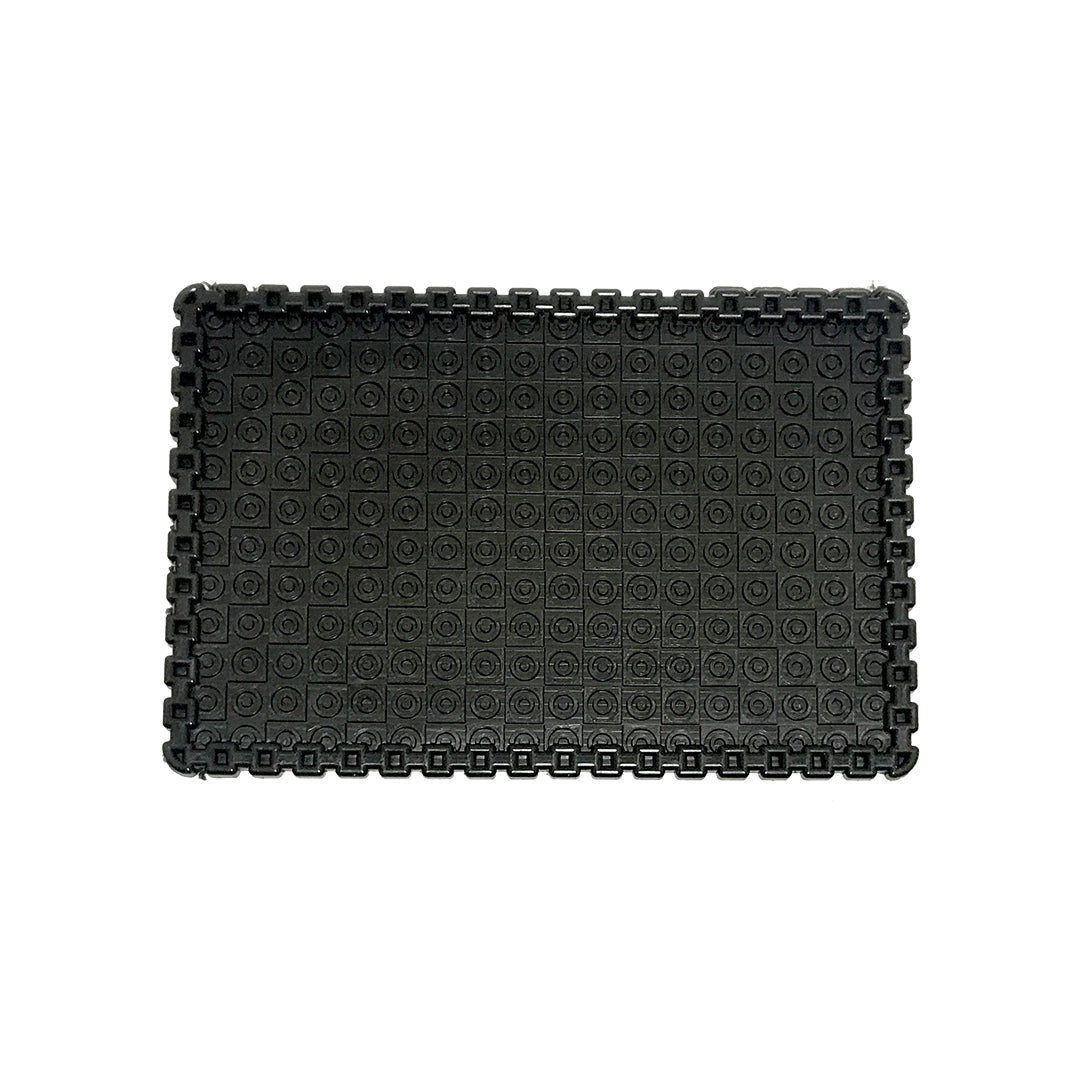 Car Dashboard Non-Slip Mat Silicone Material  No Logo Square Design Small Size Black (China)