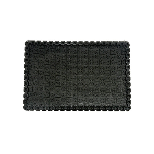 Car Dashboard Non-Slip Mat Silicone Material  No Logo Square Design Small Size Black (China)