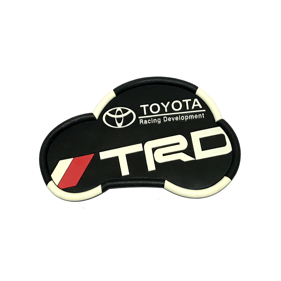 Car Dashboard Non-Slip Mat Silicone Material Trd/Toyota Car Design Small Size Black/White (China)