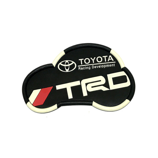 Car Dashboard Non-Slip Mat Silicone Material  Trd/Toyota Car Design Small Size Black/White (China)