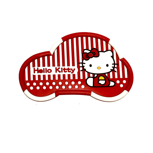 Car Dashboard Non-Slip Mat Silicone Material  Hello Kitty Car Design Small Size Red/White (China)