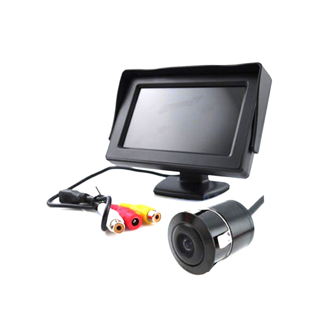 Car Parking Camera & Screen Kit  Trunk Fitting Custom Fitting Toyota Corolla 2012  Nv Colour/Hd/Guide Lines Black Housing Colour Box Pack Atr (China)