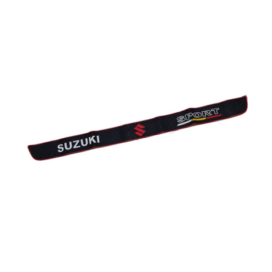 Car Rear Bumper Anti-Scratch Protector/Sill/Patti Silicone Material  Tape Type Fitting Outer Side Black/Red Suzuki Sports     (China)