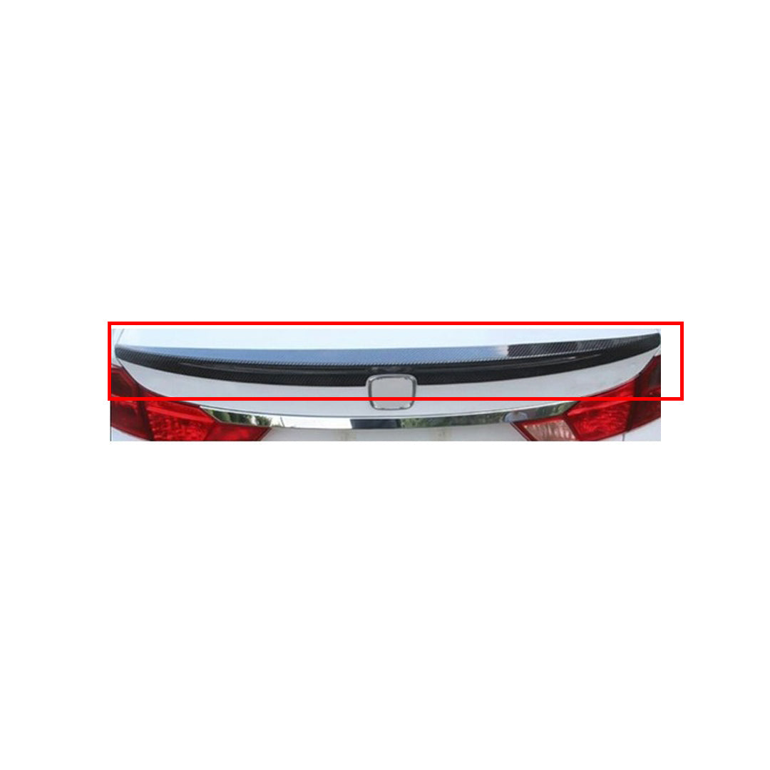 Car Spoiler Trunk Lip Type Honda City 2018 Original Design Plastic Material Screw Type Fitting Solid Black Colour Fy-2696 (China)