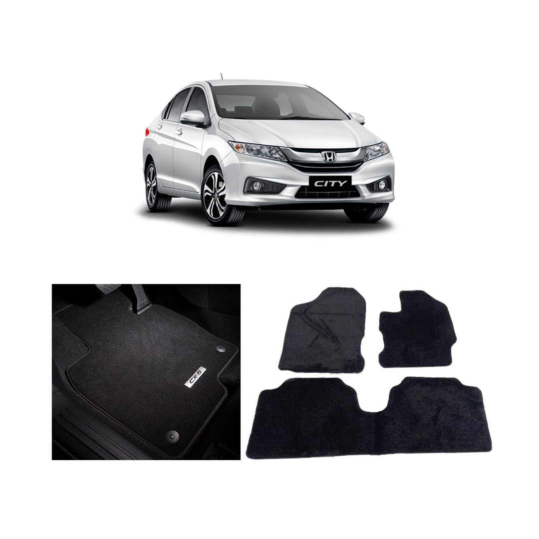 Car Floor Mat Standard Carpet Material Oem Fitting Honda City 2018 03 Pcs / Set Beige Poly Bag Pack