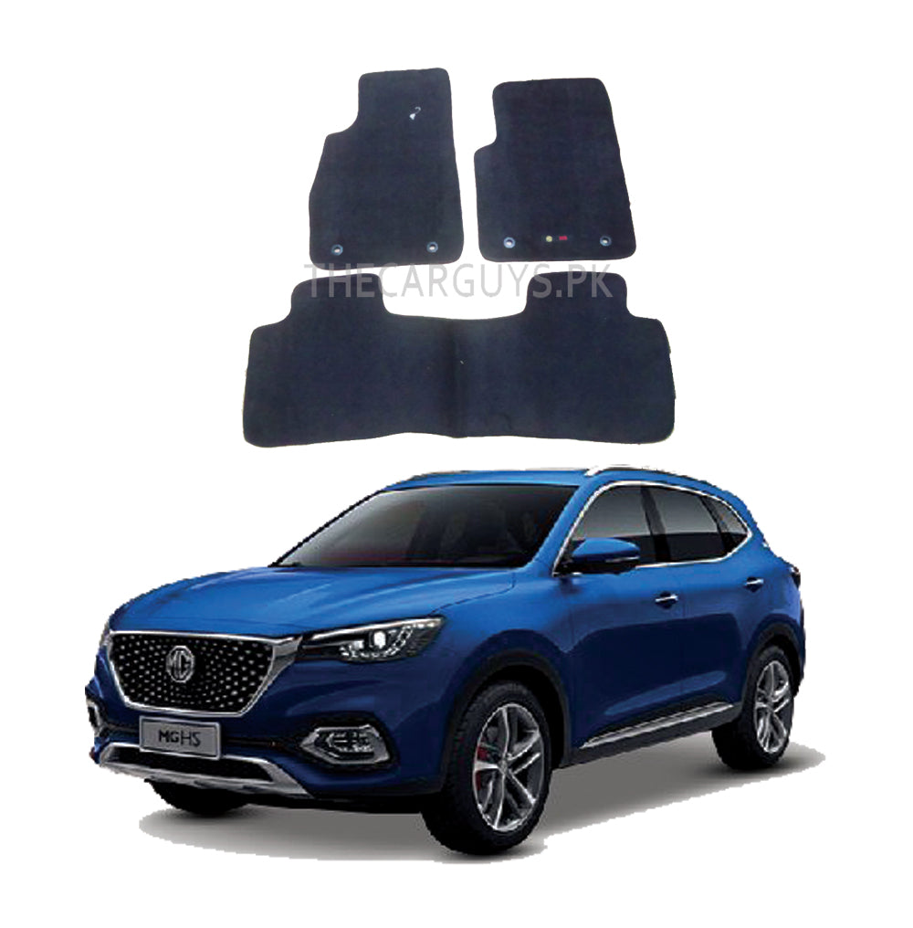Car Floor Mat Standard Carpet Material Oem Fitting Mg Hs 2021 03 Pcs / Set Black Poly Bag Pack
