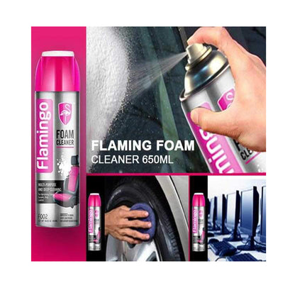 Multi Purpose Foam Cleaner Flamingo Tin Can Pack 650Ml F002 (China)