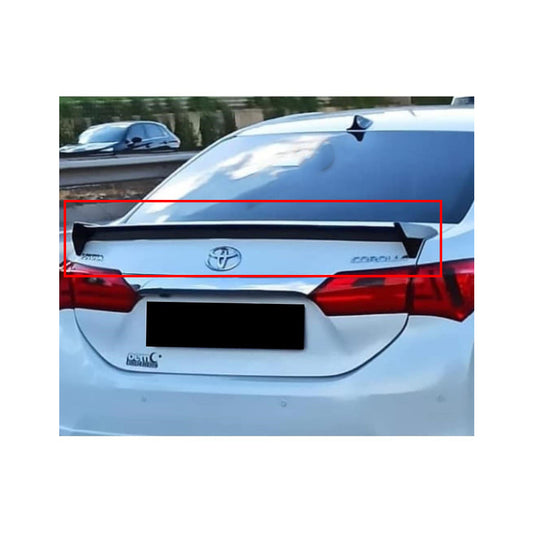 Car Spoiler Trunk Type Toyota Corolla 2018 Wing Style Plastic Material Screw Type Fitting   Not Painted (China)