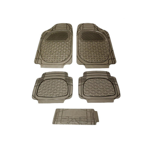 Car Floor Mat Pvc Material Universal Fitting  Standard Quality Smoke Pvc 05 Pcs/Set Poly Bag Pack  Ads-901 (China)