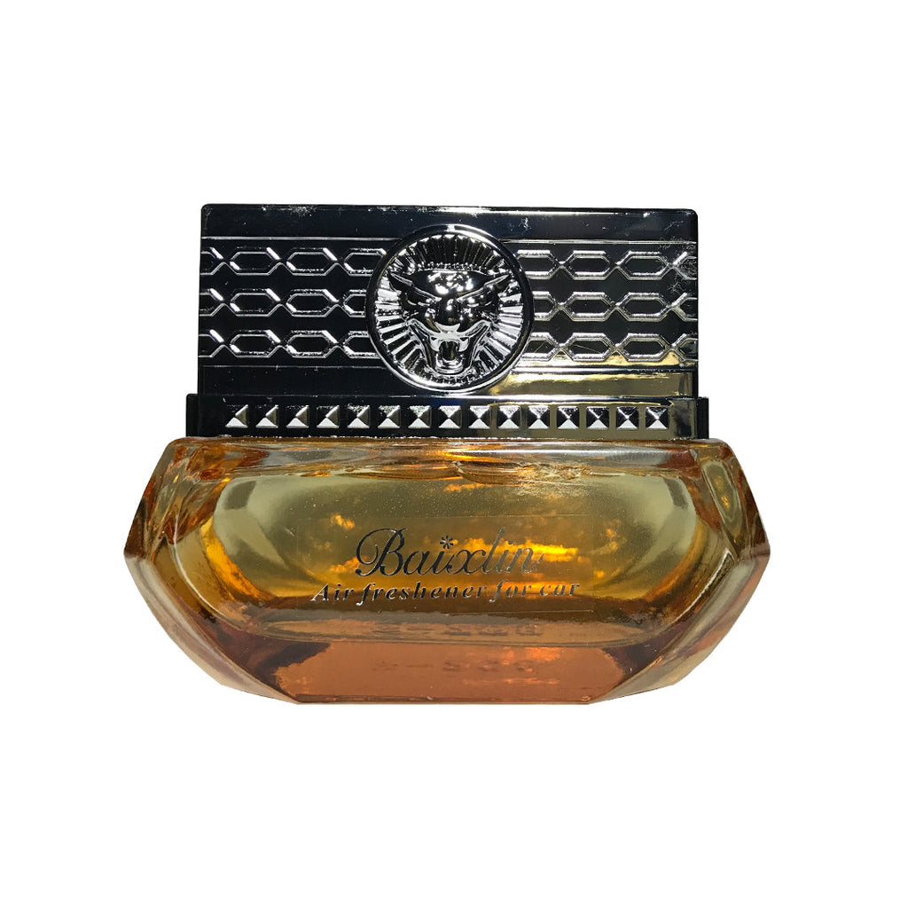 Car Perfume Glass Bottle Baixlin Chrome Housing Orange Fragrance 85Ml Plastic Box Pack Lion Face (China)