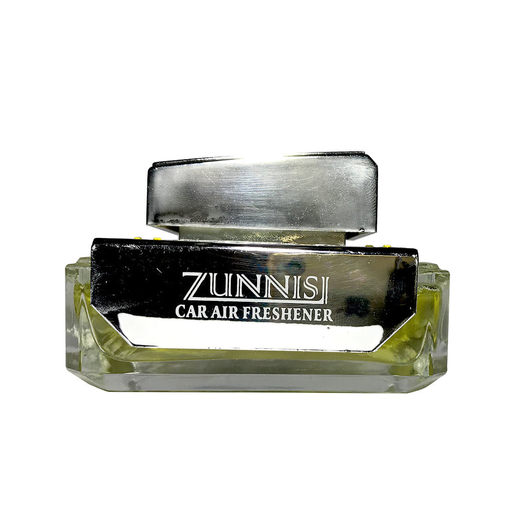 Car Perfume Glass Bottle Zunnisi Chrome Housing Lemon 80Ml Blister Pack (China)