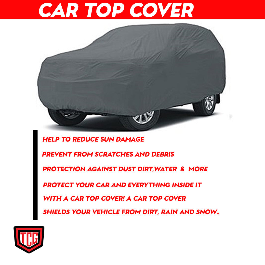 Car Anti-Scratch / Dust Proof / All Weather Proof Top Cover Pvc Material   Large Size Grey Standard Quality Zipper Bag Pack Fy-06  (China)