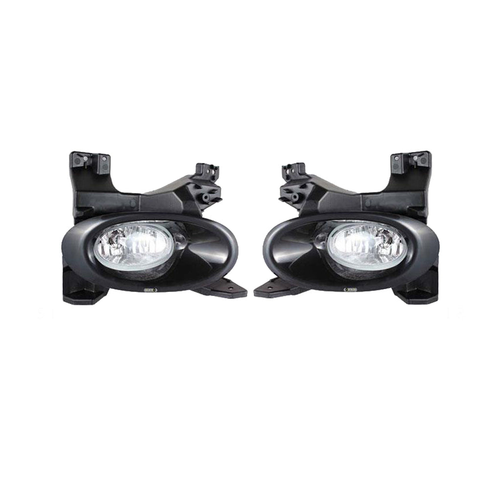 Car Fog Lamp Korealite Oem Fitting Halogen Honda City 2008 Metal Housing Glass Lens Clear Lens Full Chrome Kl-7867 (China)