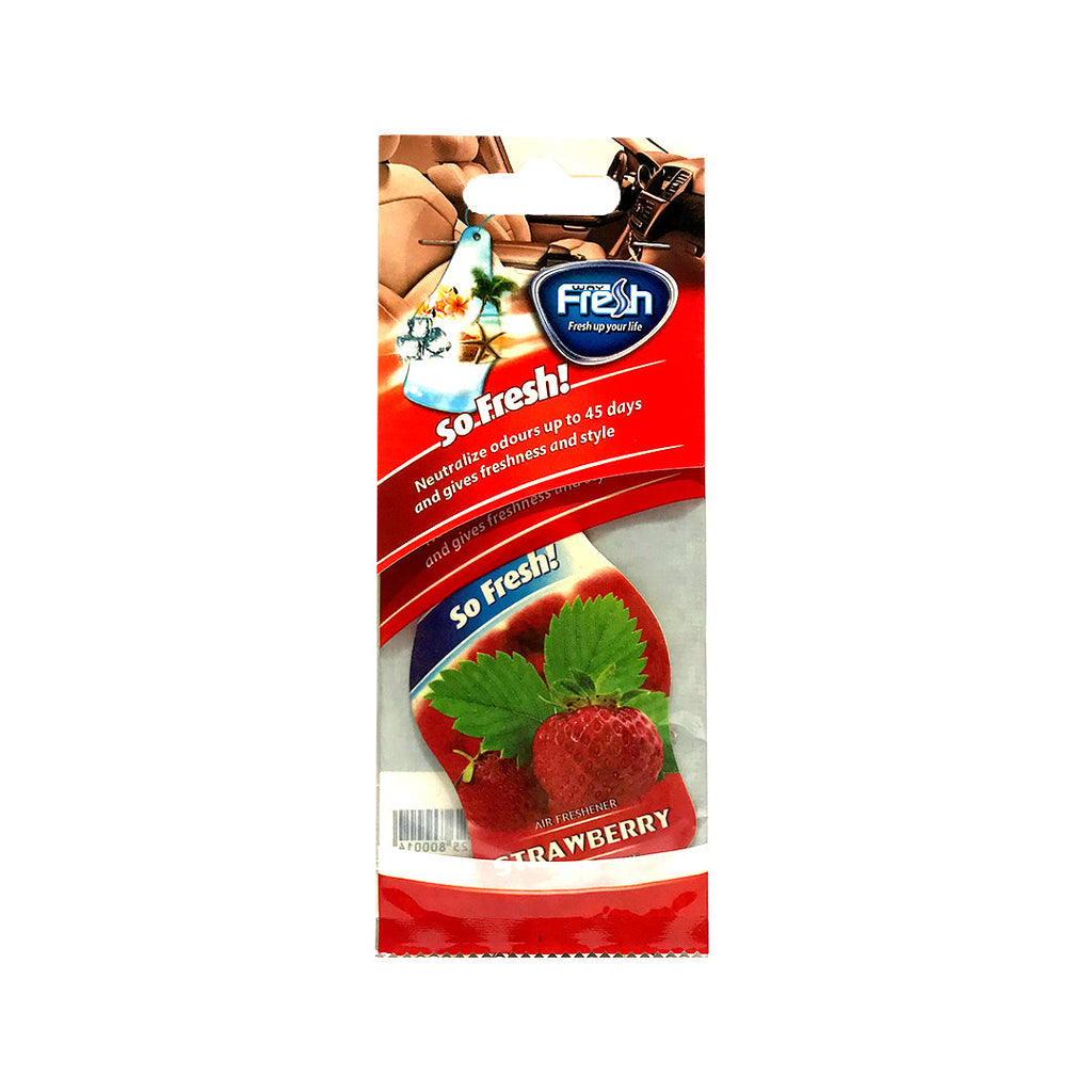 Paper Card Perfume Fresh Strawberry Coloured Card Pack (China)