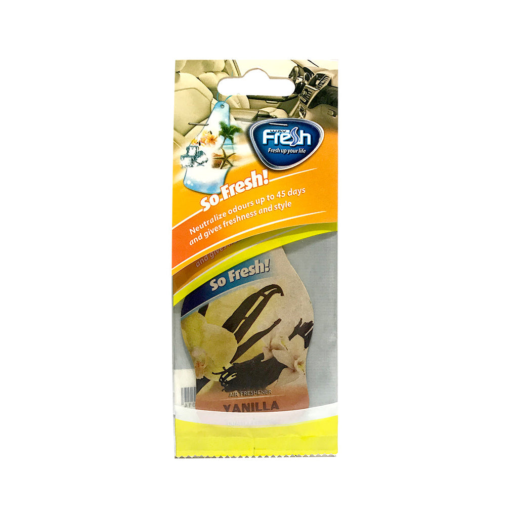 Paper Card Perfume Fresh Vanilla Coloured Card Pack (China)
