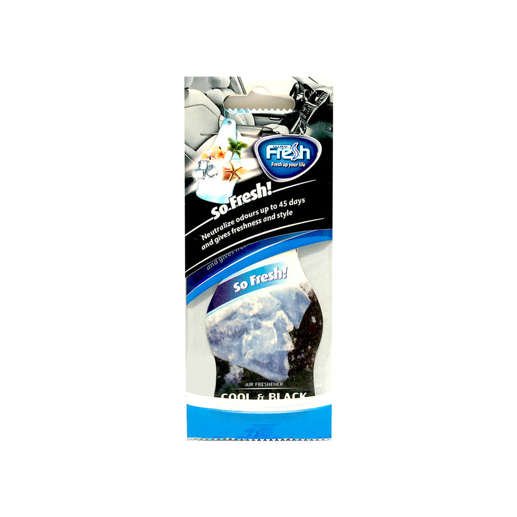 Paper Card Perfume Fresh Cool & Black Coloured Card Pack (China)