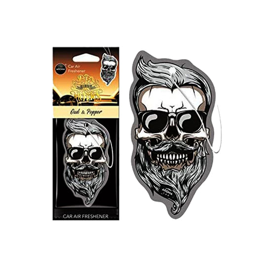 Paper Card Perfume Aroma  Oud & Pepper Scull  Coloured Card Pack (Eu)