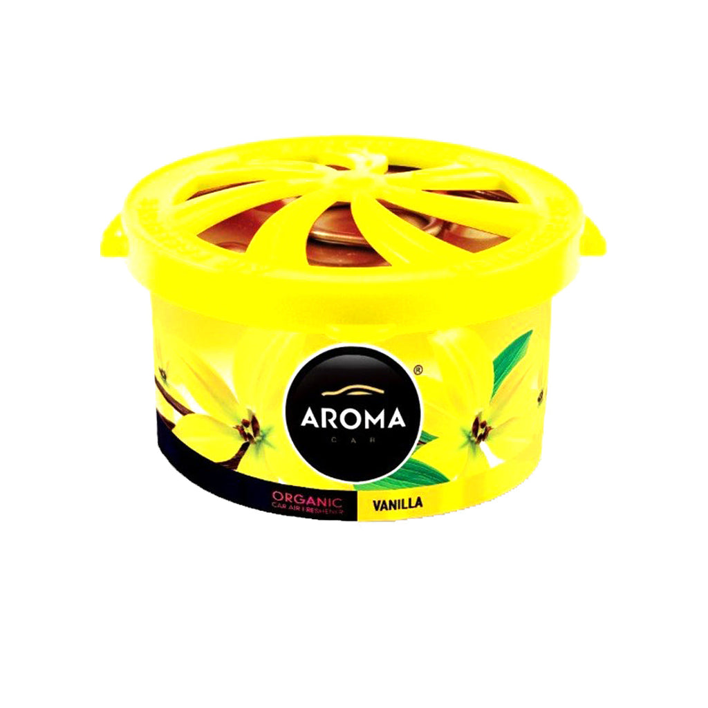Car Perfume Metal Can Wood Aroma Vanilla 40G Tin Can Pack Organic Perfumes S66720 (Eu)