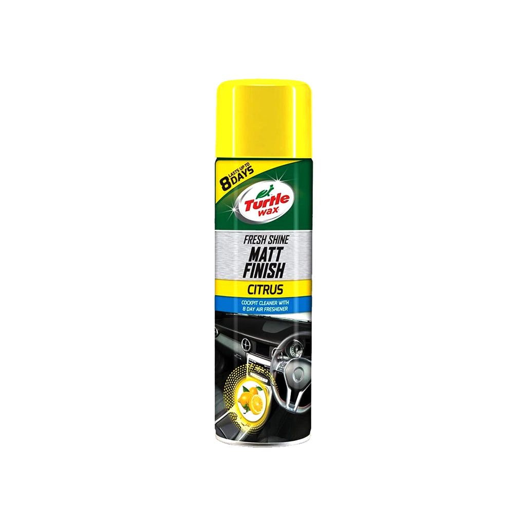 Car Dashboard Polish Turtle Wax Lemon Tin Can Pack 500Ml Fresh Shine Matt Finish Citrus 52815 (Usa)