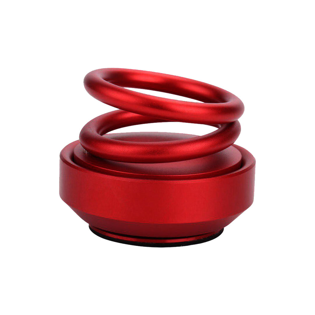 Car Perfume Solar Dancing Aroma Red Assorted Fragrance Colour Box Pack Metal Double Ring With Crystal Ball (China)