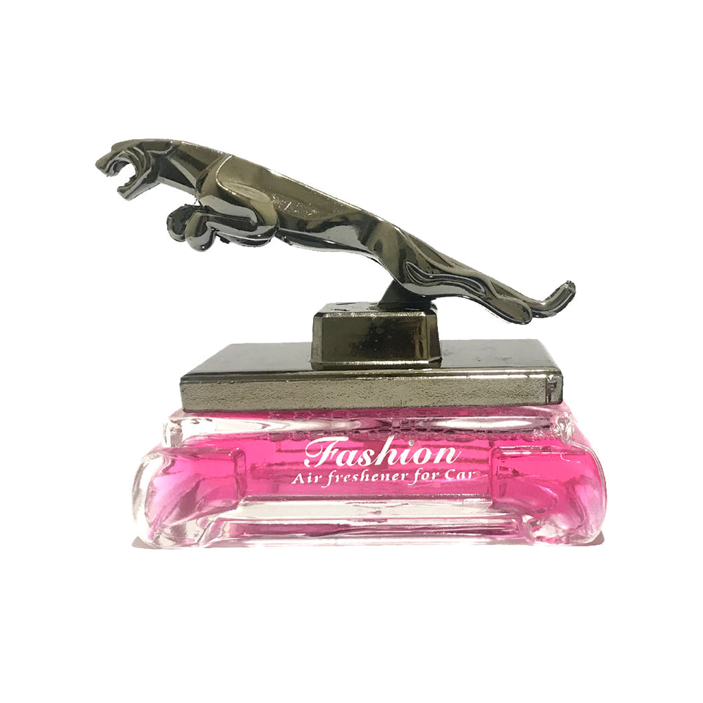 Car Perfume Glass Bottle Xiang Che Dao Pink Liquid 50Ml Blister Pack Fashion (Jaguar Style) Fy-7334 (China)