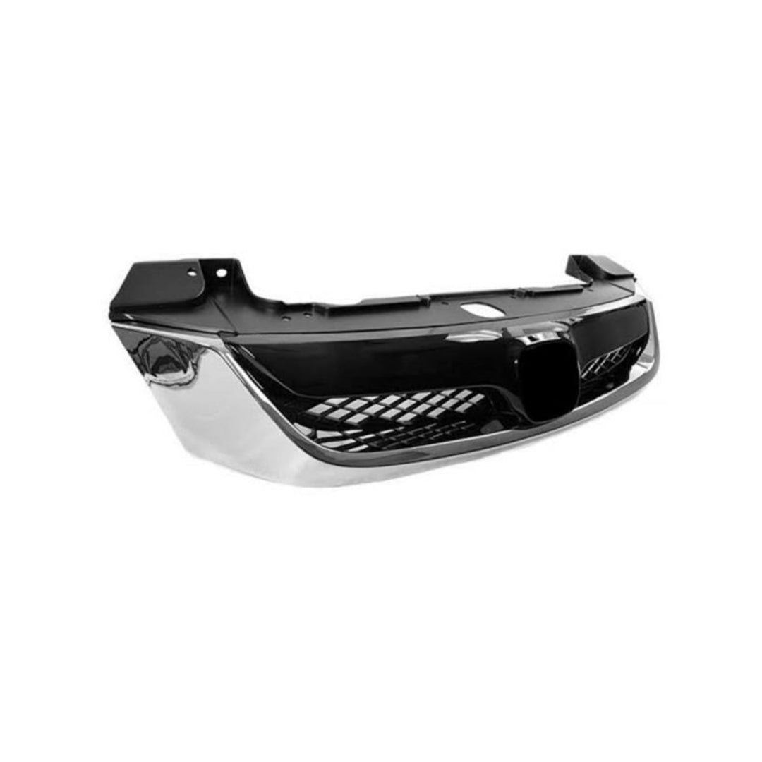 Front Grill Upper/Sports Type Modulo Design Honda Civic 2015 With Logo 01 Pc/Set Gloss Black/Chrome (China)